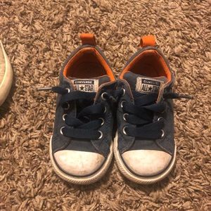 Navy Kids Converse